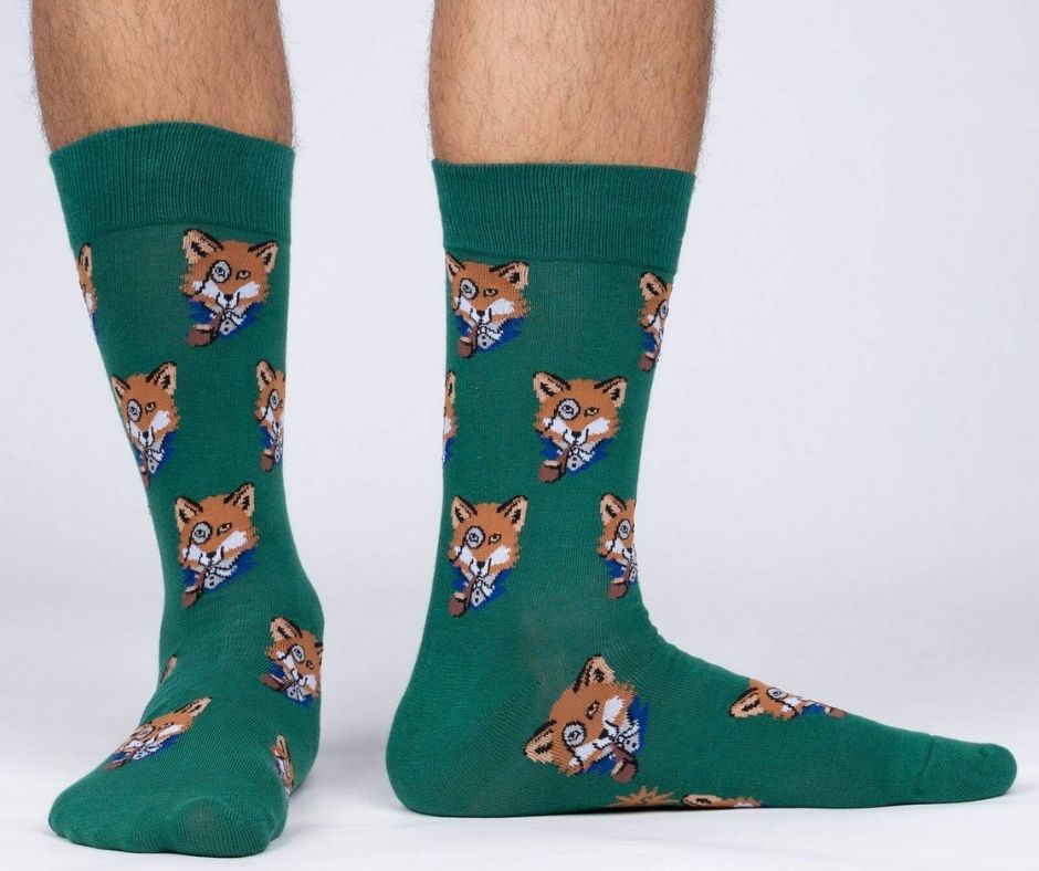 The Smoking Fox Crew Socks-Southern Agriculture