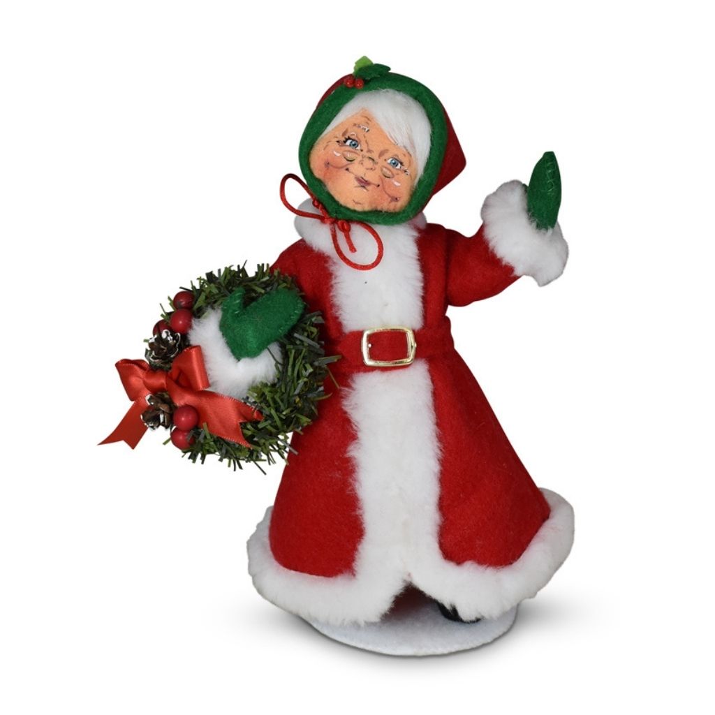 Annalee Holiday Cheer Mrs. Santa 9 inch-Southern Agriculture