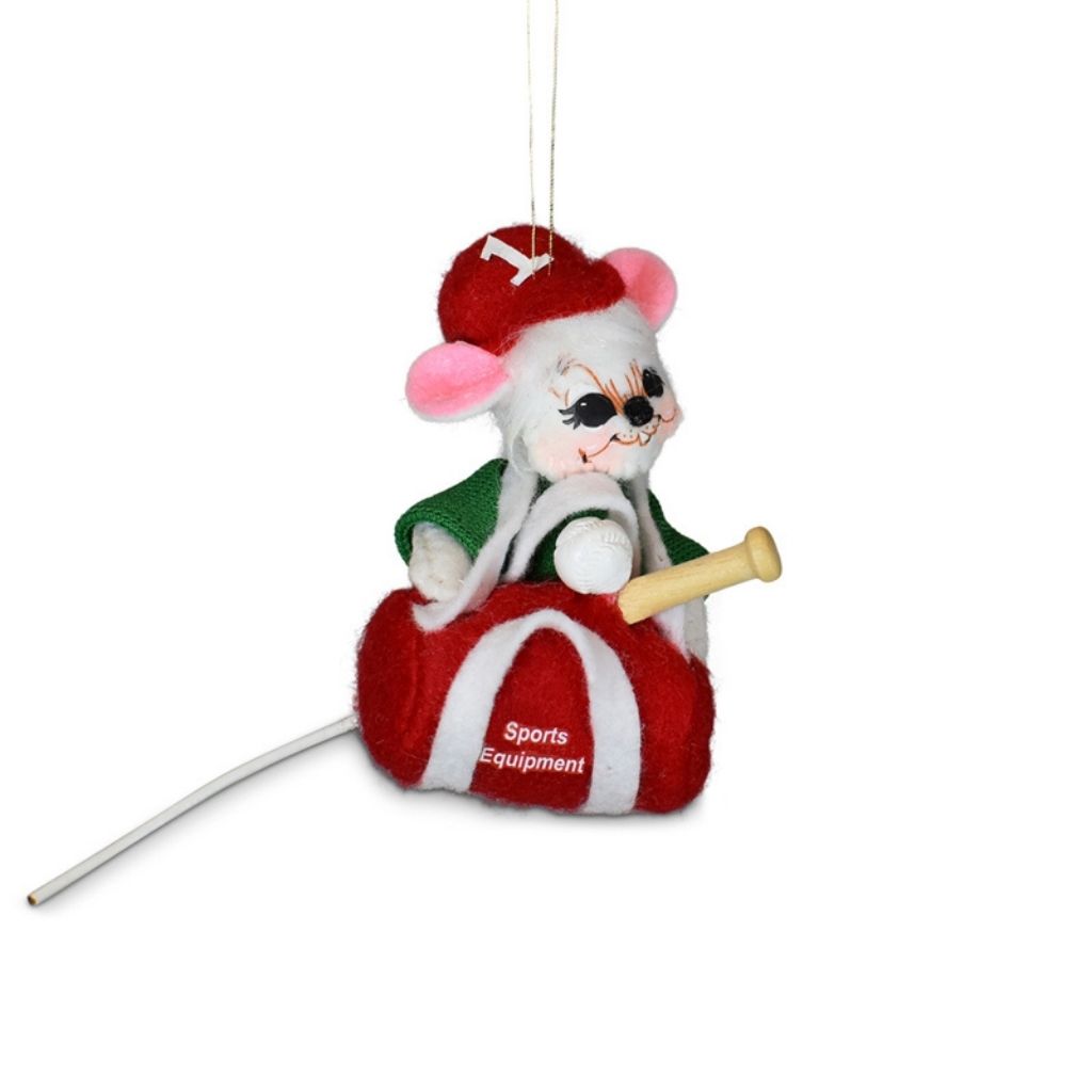 Annalee Ornament Sporty Mouse 3 Inch-Southern Agriculture