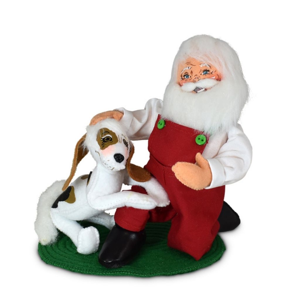 Annalee Santa and His Best Friend Figurine-Southern Agriculture