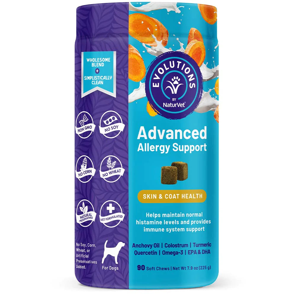Advanced Allergy Support Skin & Coat Health Soft Chews by NaturVet