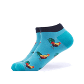 Blue Rooster Ankle Socks - WestSocks