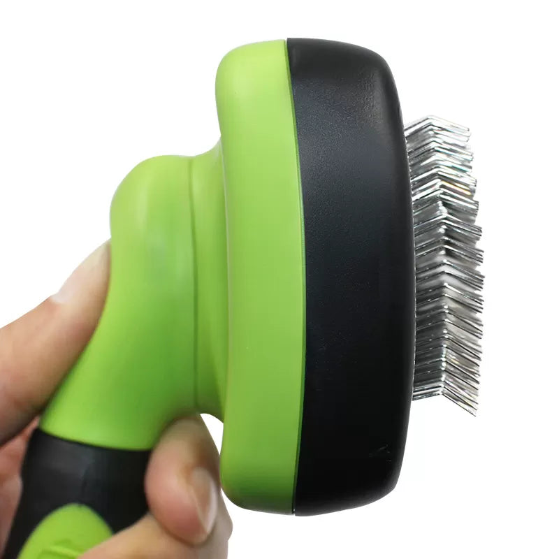 Self-Cleaning Pet Slicker Brush