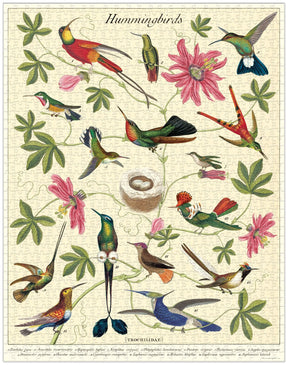 Cavallini - Puzzle Hummingbirds