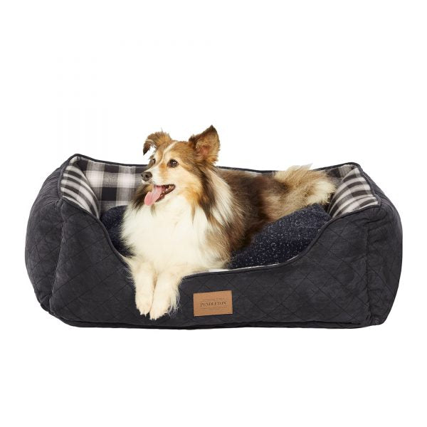 Carolina Pet - Pendleton Pet Charcoal Ombre Plaid Kuddler Dog Bed