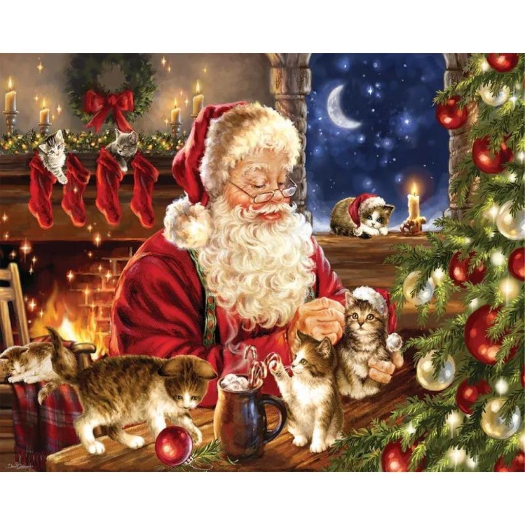 Puzzle Christmas Kittens-Southern Agriculture