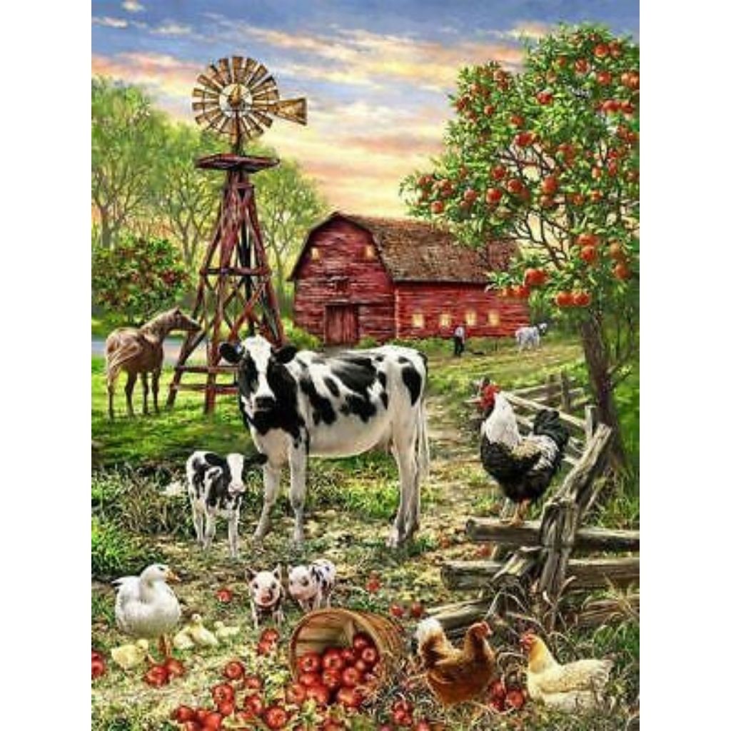 Puzzle Barnyard Animals-Southern Agriculture