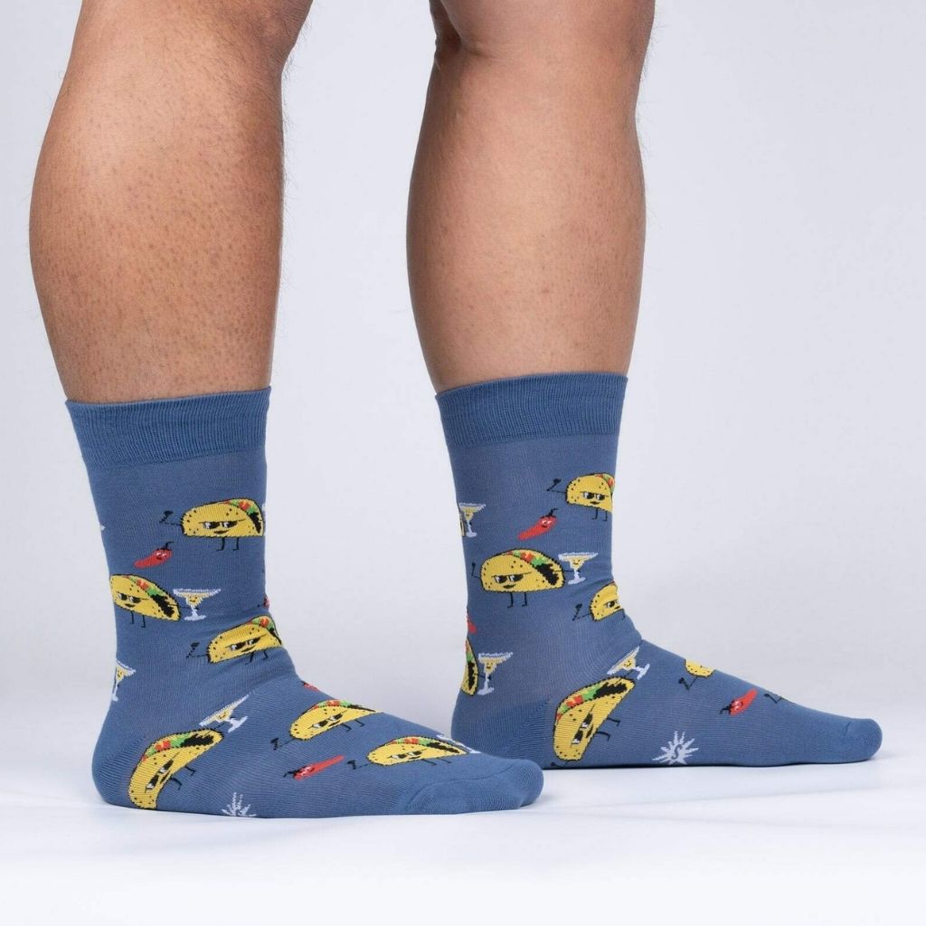Socks Taco Tuesday Men's Crew-Southern Agriculture