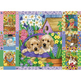Puzzle: Puppies and Posies Quilt-Southern Agriculture