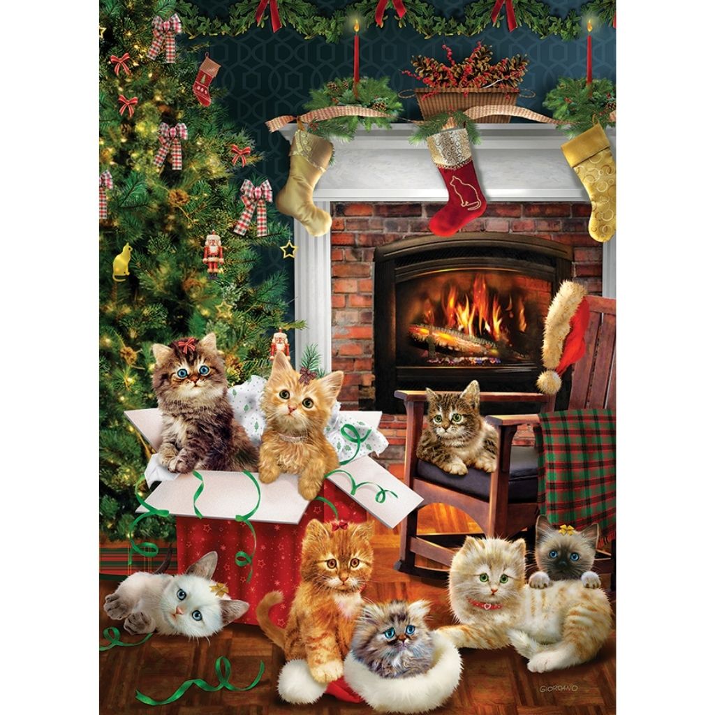 Puzzle: Christmas Kittens-Southern Agriculture