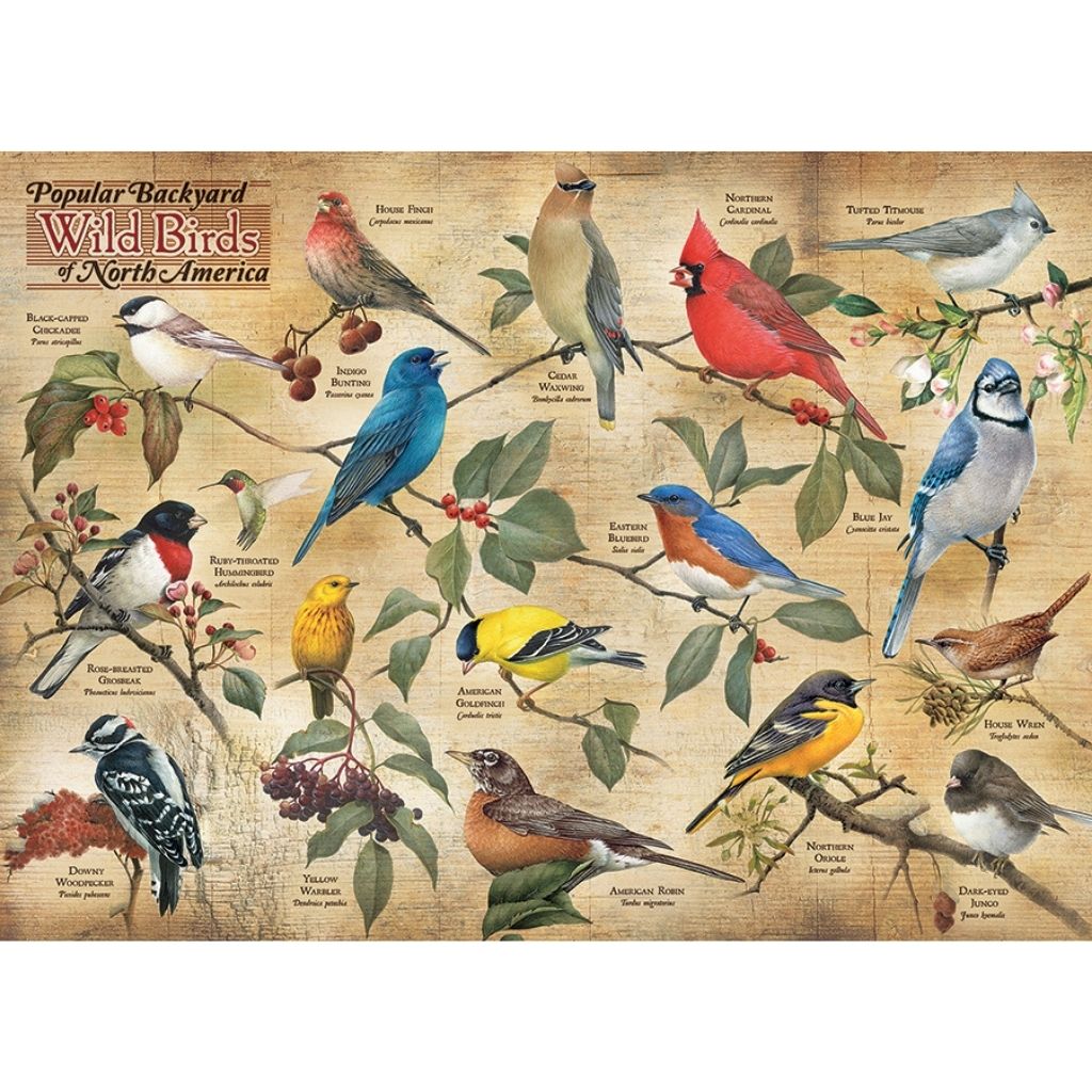 Puzzle: Popular Backyard Wild Birds of North America-Southern Agriculture