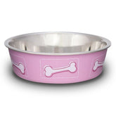 Loving Pets - Bella Bowl SSteel Non Skid Pink-Southern Agriculture