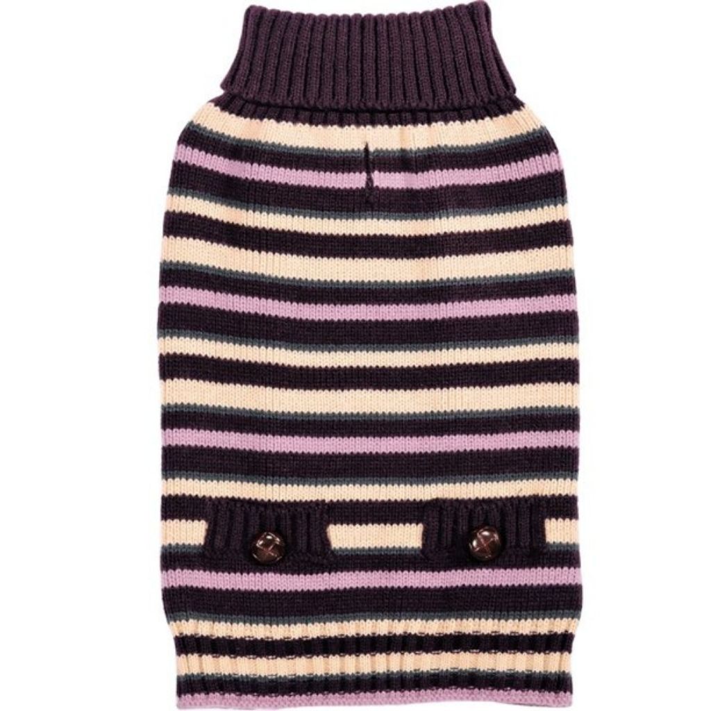 Sweater Derby Stripe - Classic Sporty Stripe MEDIUMS PURPLE