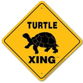 Turtle X-ing Sign