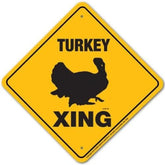 Turkey X-ing Sign