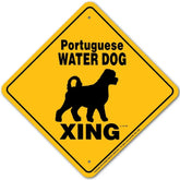 Portuguese Water Dog X-ing Sign