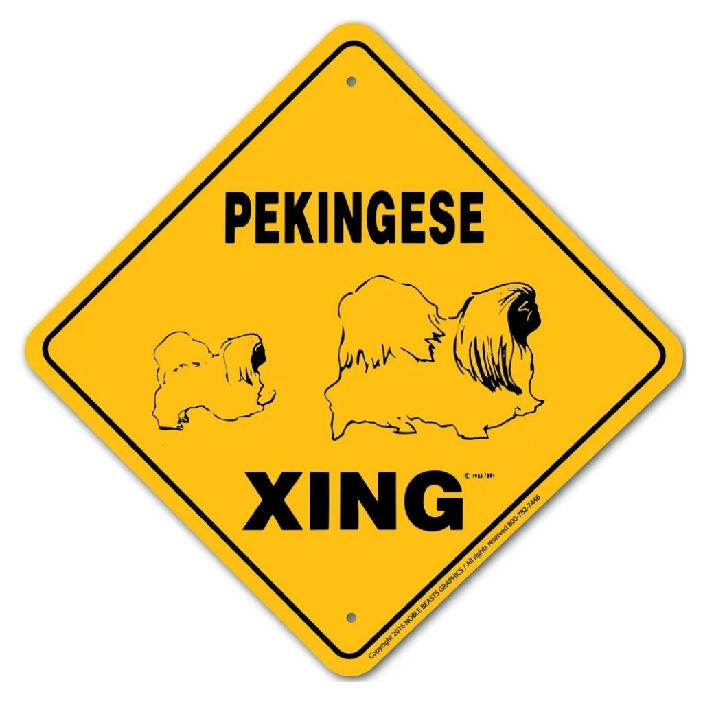 Sign X-ing Pekingese