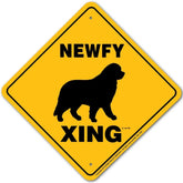 Sign X-ing Newfy
