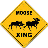 Sign X-ing Moose