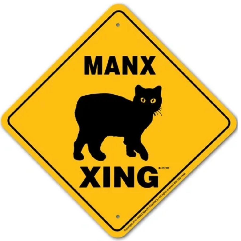 Sign X-ing Manx