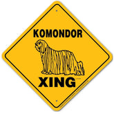 Sign X-ing Komondor