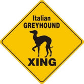 Italian Greyhound X-ing Sign