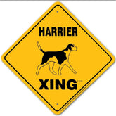 Sign X-ing Harrier