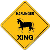 Sign X-ing Haflinger