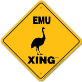 Sign X-ing Emu