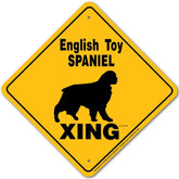 Sign X-ing English Toy Spaniel