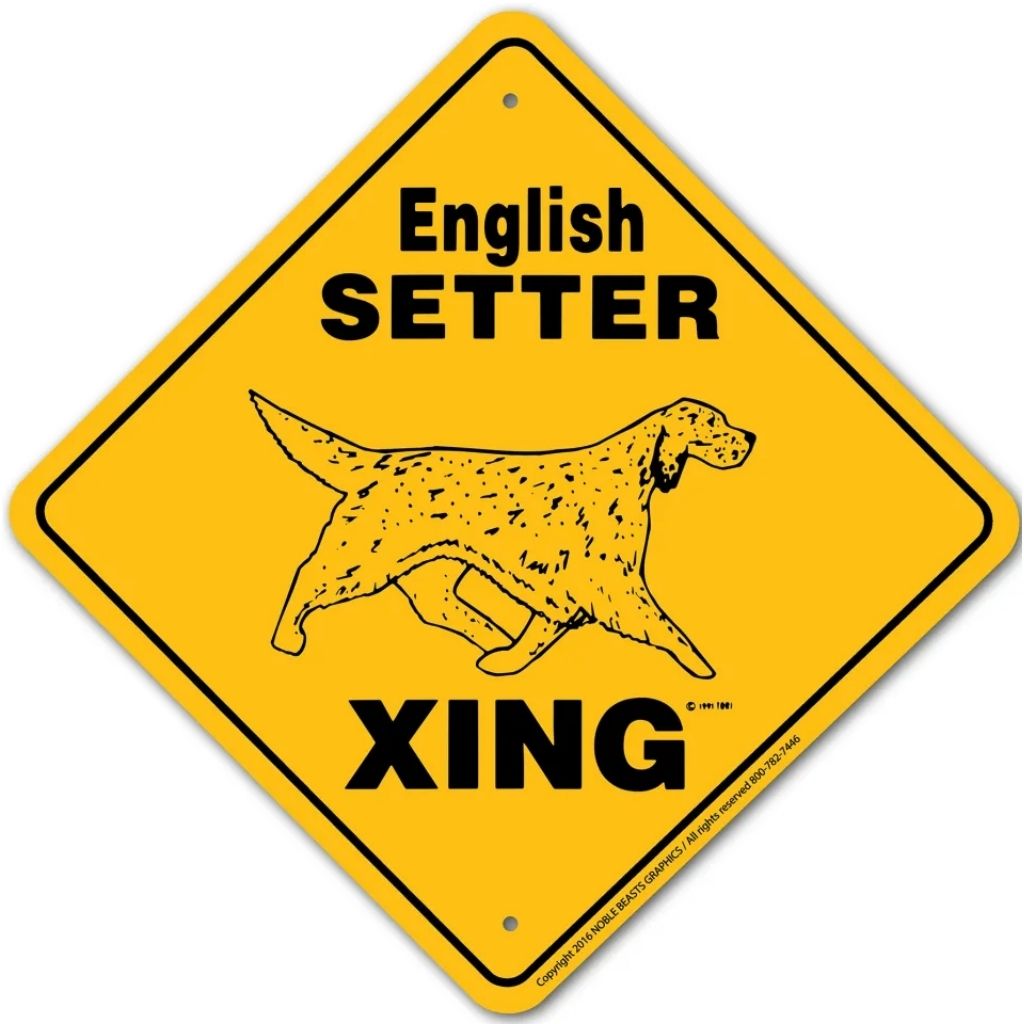 Sign X-ing English Setter