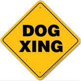 Sign X-ing Dog