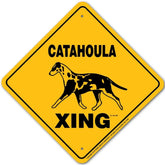 Sign X-ing Catahoula