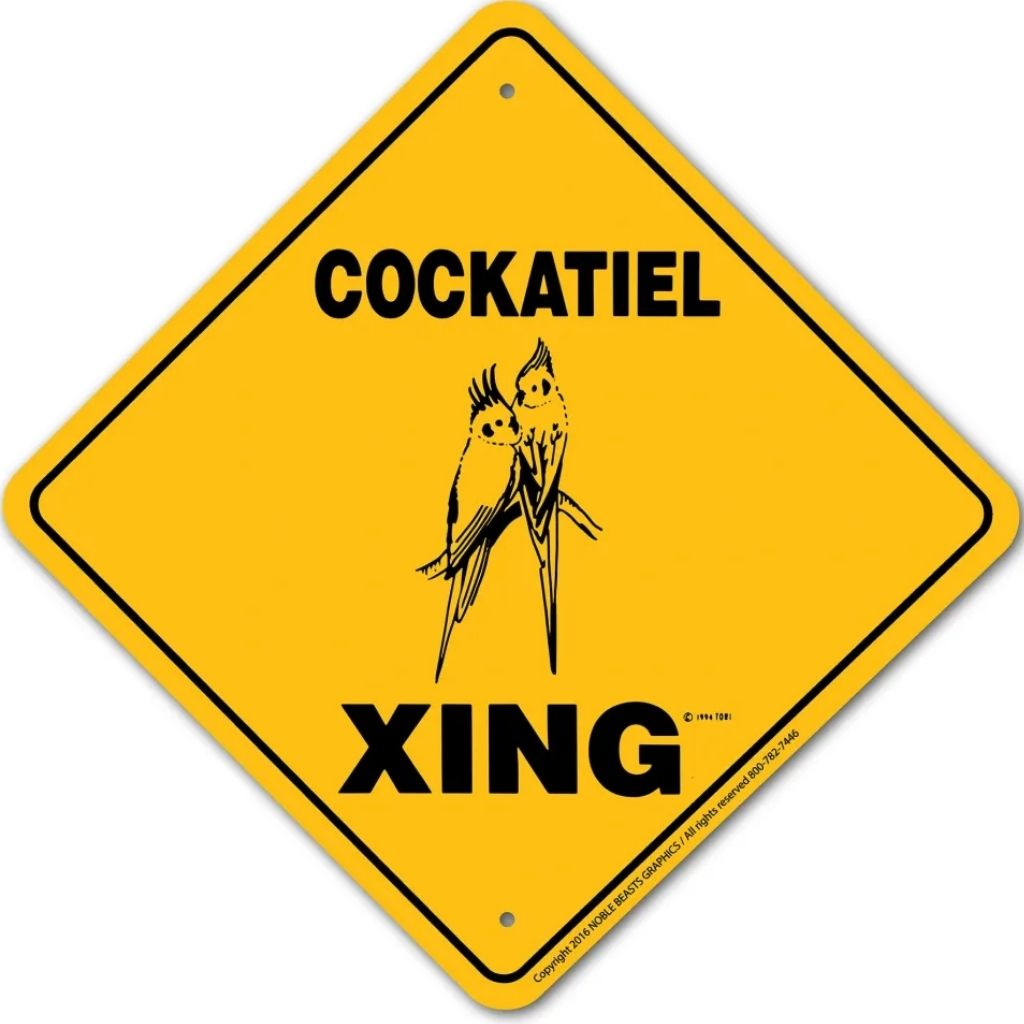 Sign X-ing Cockatiel
