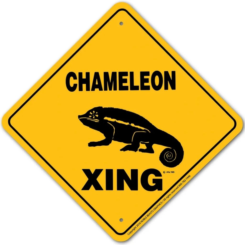 Sign X-ing Chameleon