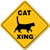 Sign X-ing Cat Generic