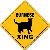 Sign X-ing Cat Burmese