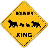 Sign X-ing Bouvier Des Flandres