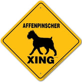Sign X-ing Affenpinscher