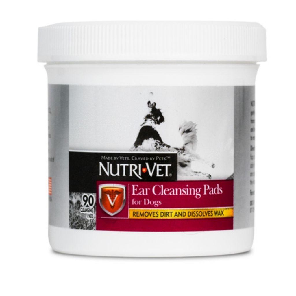 Ear Cleansing Pads For Dogs - Removes Dirt & Dissolves Wax