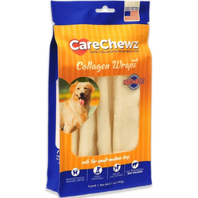 CareChewz Wraps Collagen Chews 4pack 6-7"