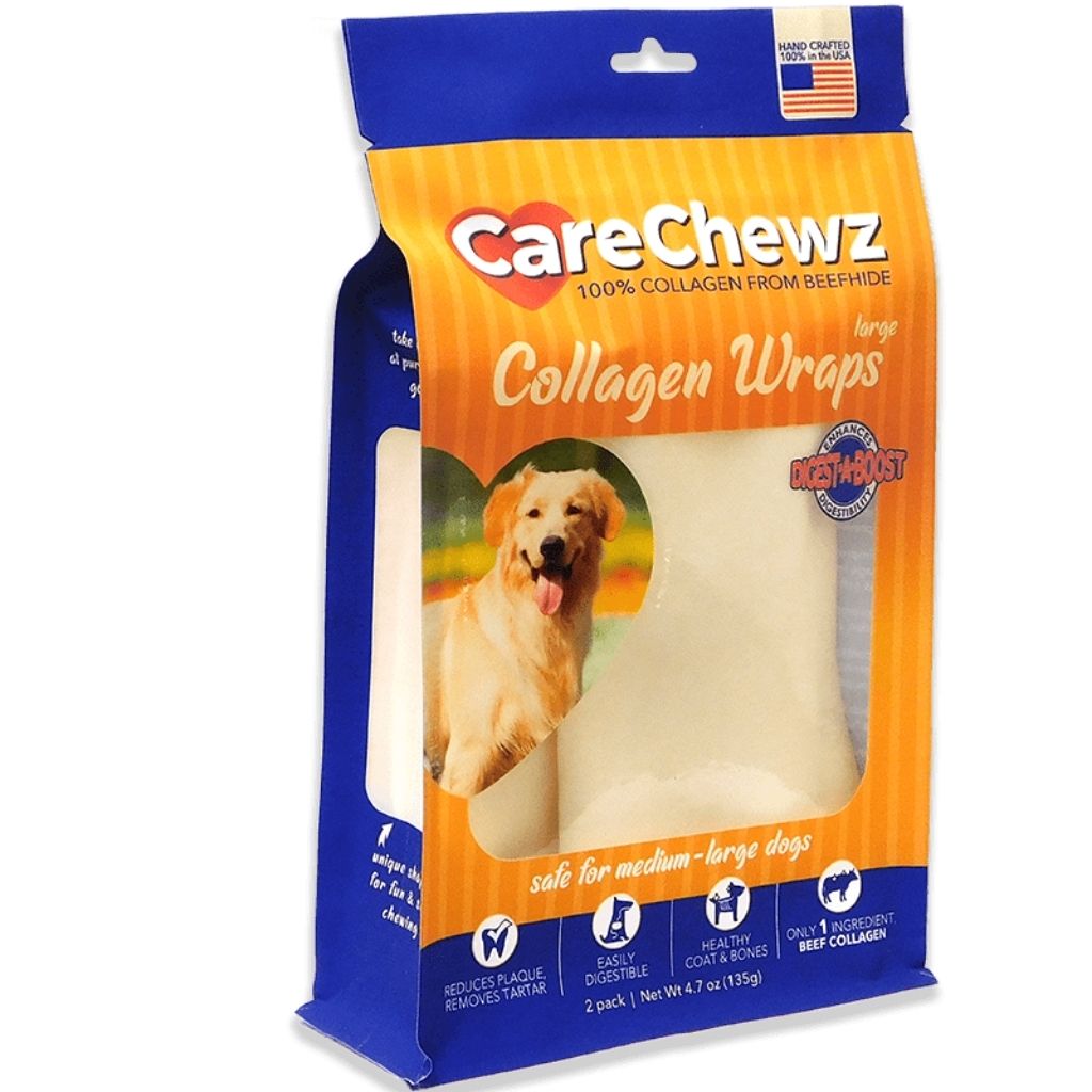 CareChewz Wraps Collagen Chews 2 Pack 6-7"