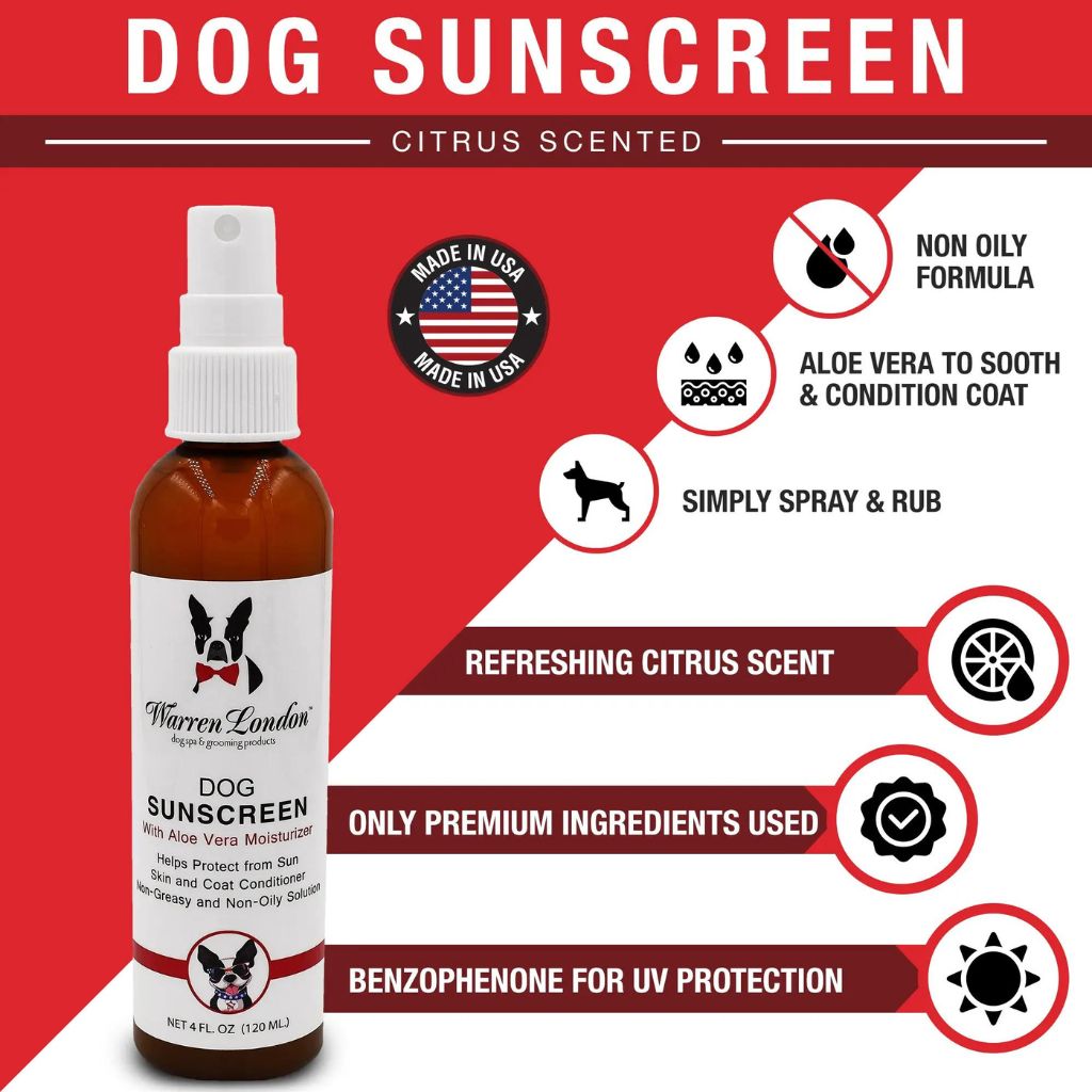 Warren London Dog Sunscreen With Aloe Vera 4 oz.