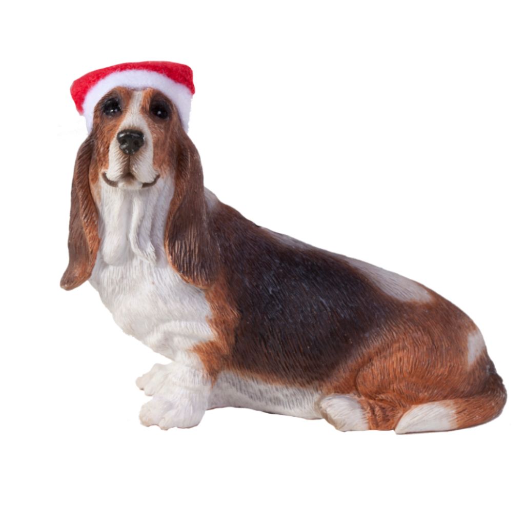 Ornament Basset with Hat