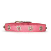 Leather Brothers - Collar Leather W/ Fillagree RS 3/4" Pink