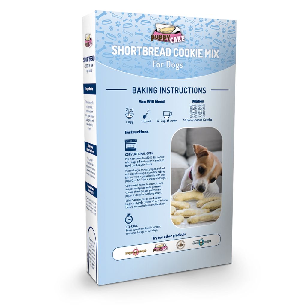 Cookie Mix For Dogs Shortbread Wheat-Free by Puppy Cakes