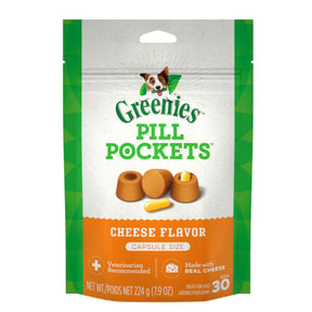 Pill Pocket Capsules Cheese For Dogs 30 count