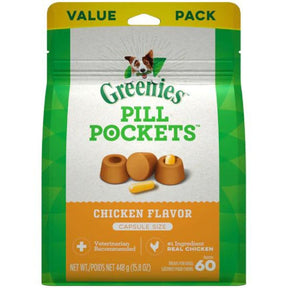 Pill Pocket Capsules Chicken For Dogs 60 Count