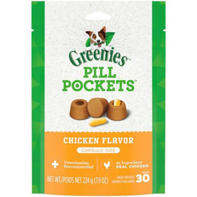 Pill Pocket Capsules Chicken For Dogs 30 Count