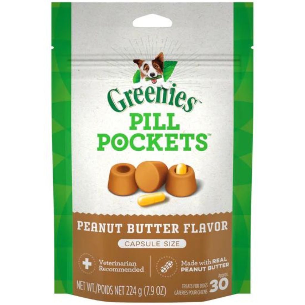 Pill Pocket Capsules Peanut Butter For Dogs 30 count